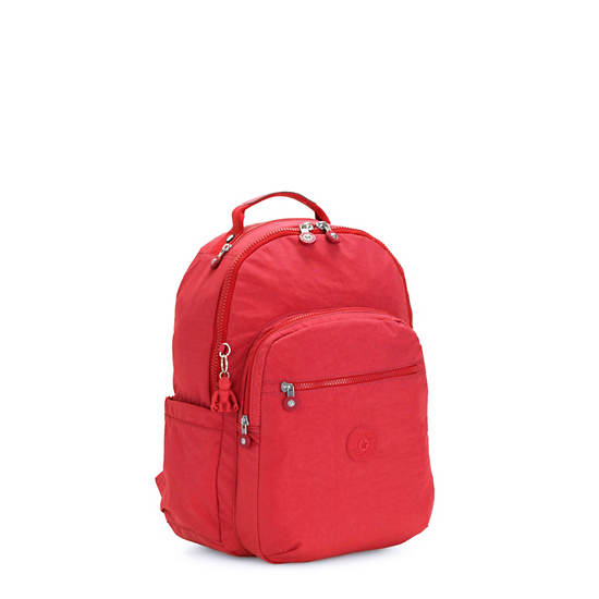 Kipling Seoul Small Classic Tablet Backpacks Red Rouge | AU 1609QM